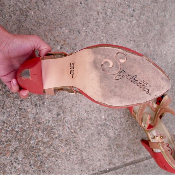 Seychelles pink & gold heels - Picture 8 of 12